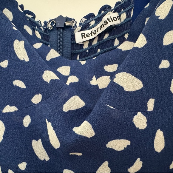 Reformation Kourtney Midi Slit Dress in Moray size 2 - Picture 13 of 14